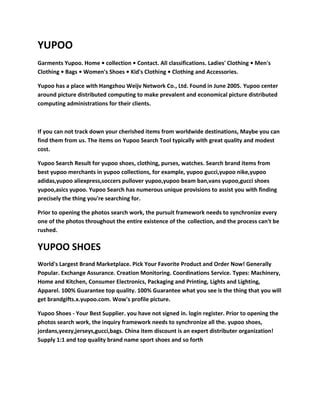 how to find white brands on yupoo - yupoo risk warning pdf.